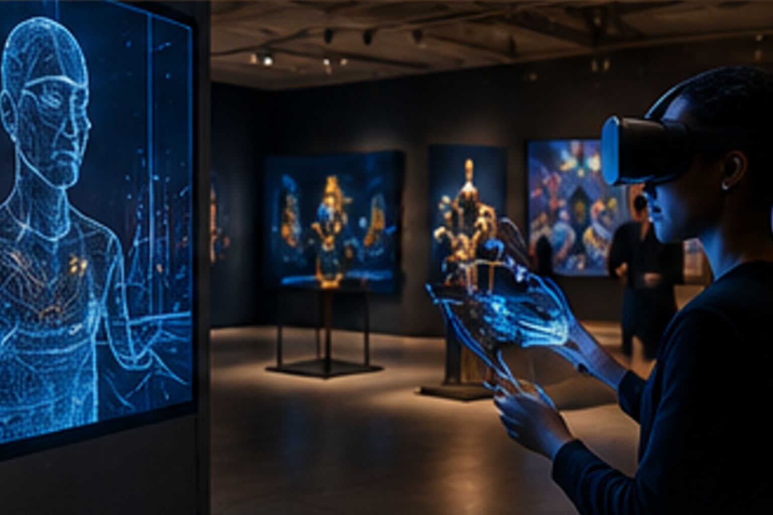 Interactive gallery display